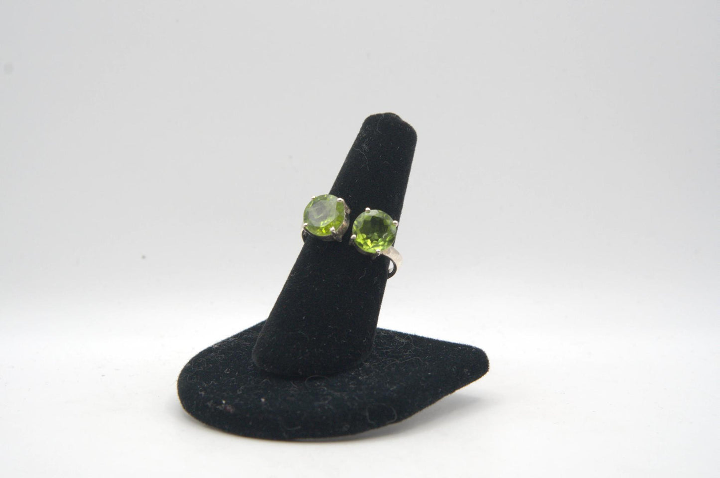 Two Stone Silver Ring