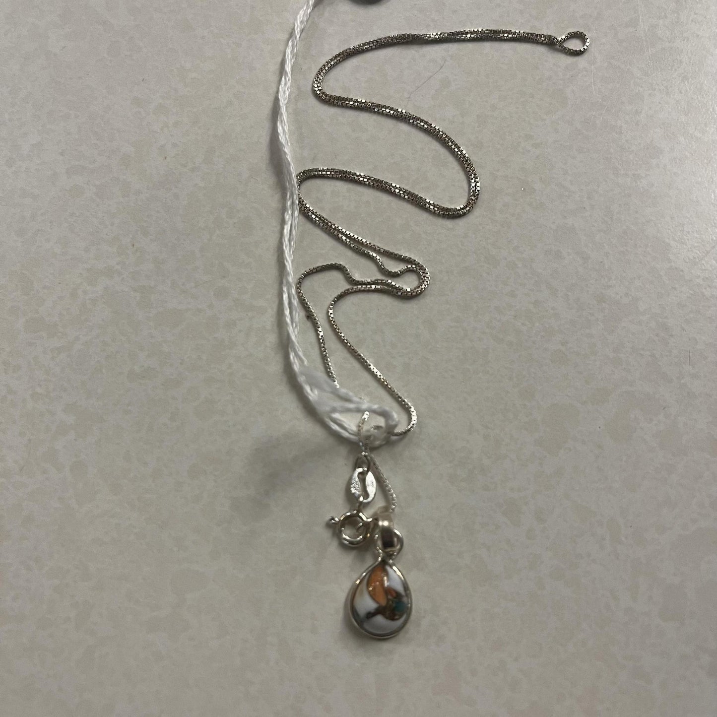Mojave Turquoise Tear Shaped Necklace