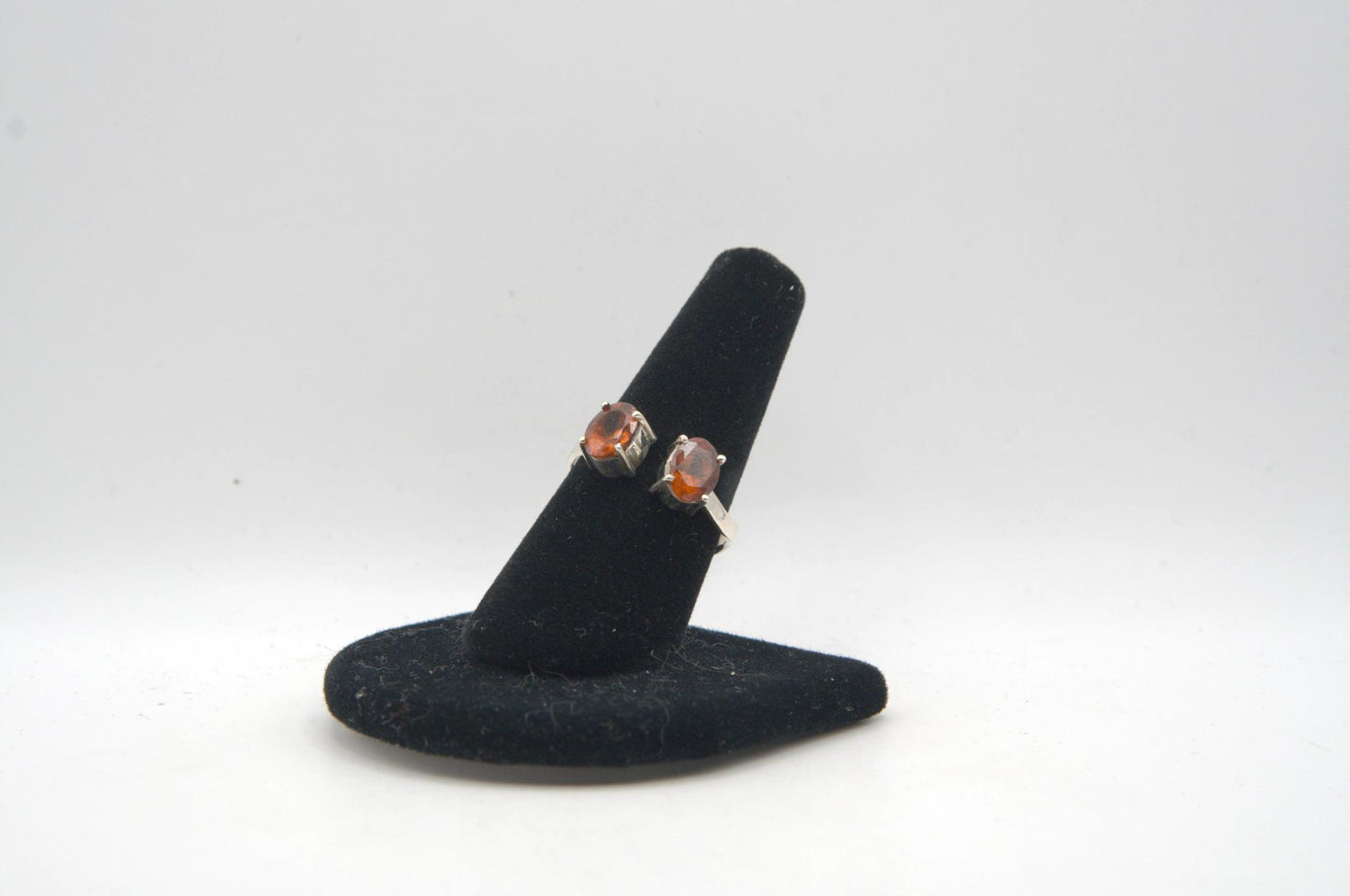 Two Stone Silver Ring