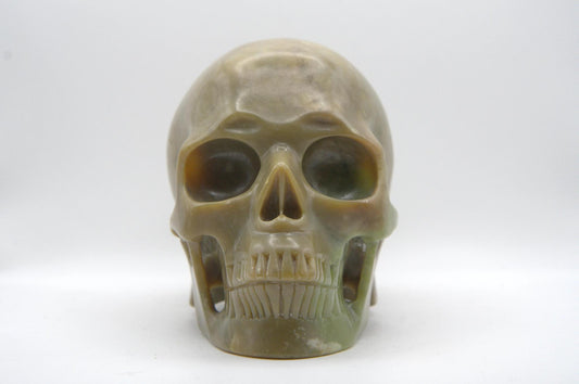 Nephrite Jade Crystal Skull