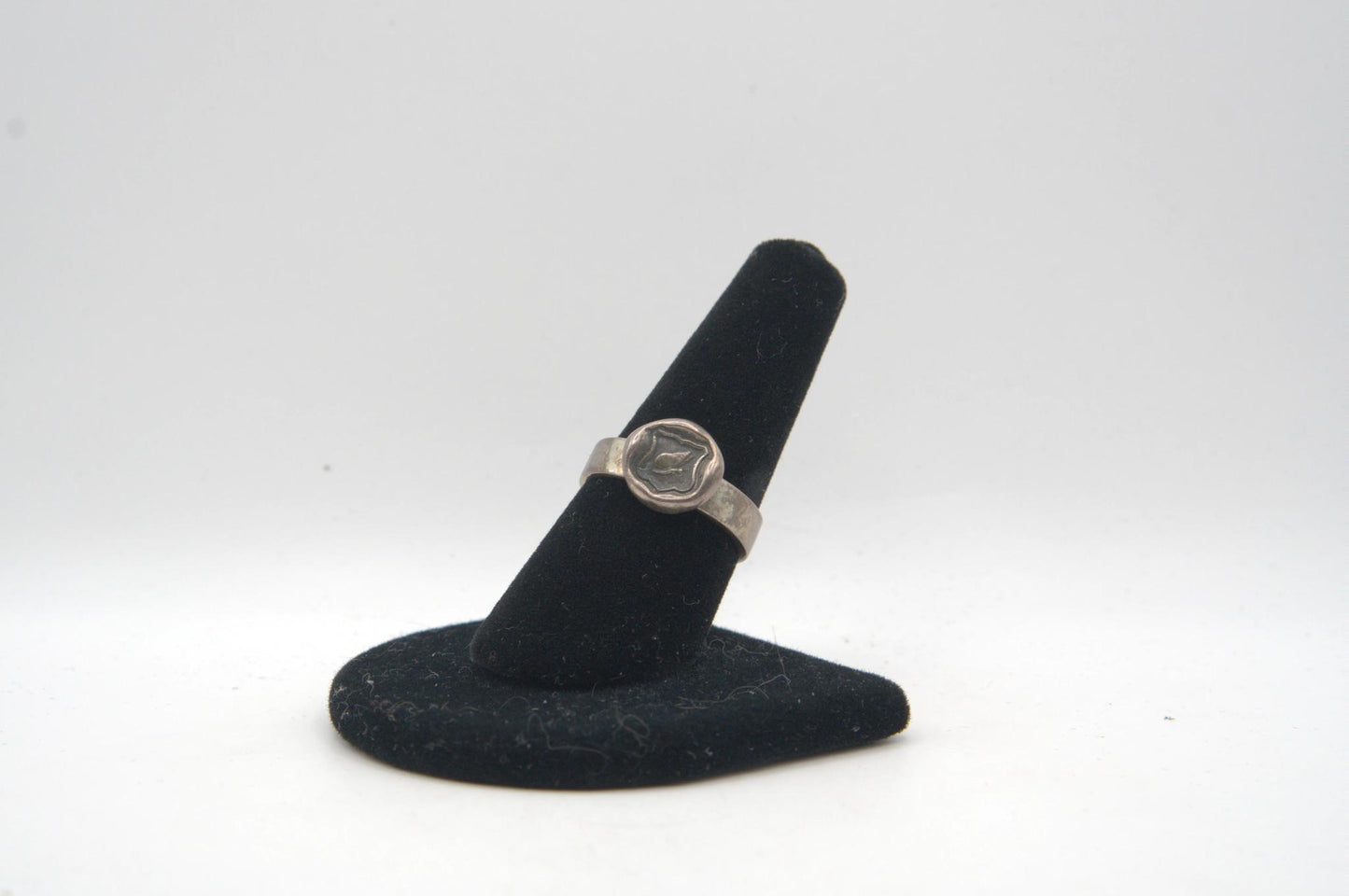 Butterfly Wax Seal Silver Ring